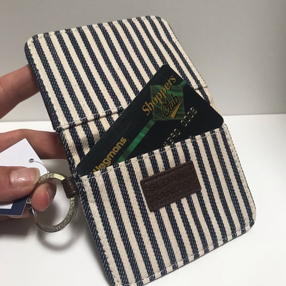 Smart Canvas ID / Card Holder with Key Ring - Picture 4 of 7
